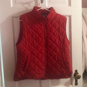Leslie Fay sport red vest
